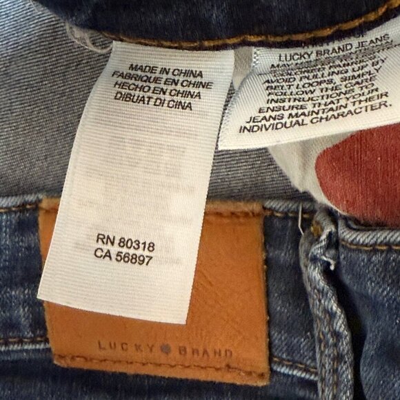Lucky Brand Lolita Skinny Jeans Size 4 27 Dark Wash Cotton Blend Stretch Denim - Picture 6 of 10